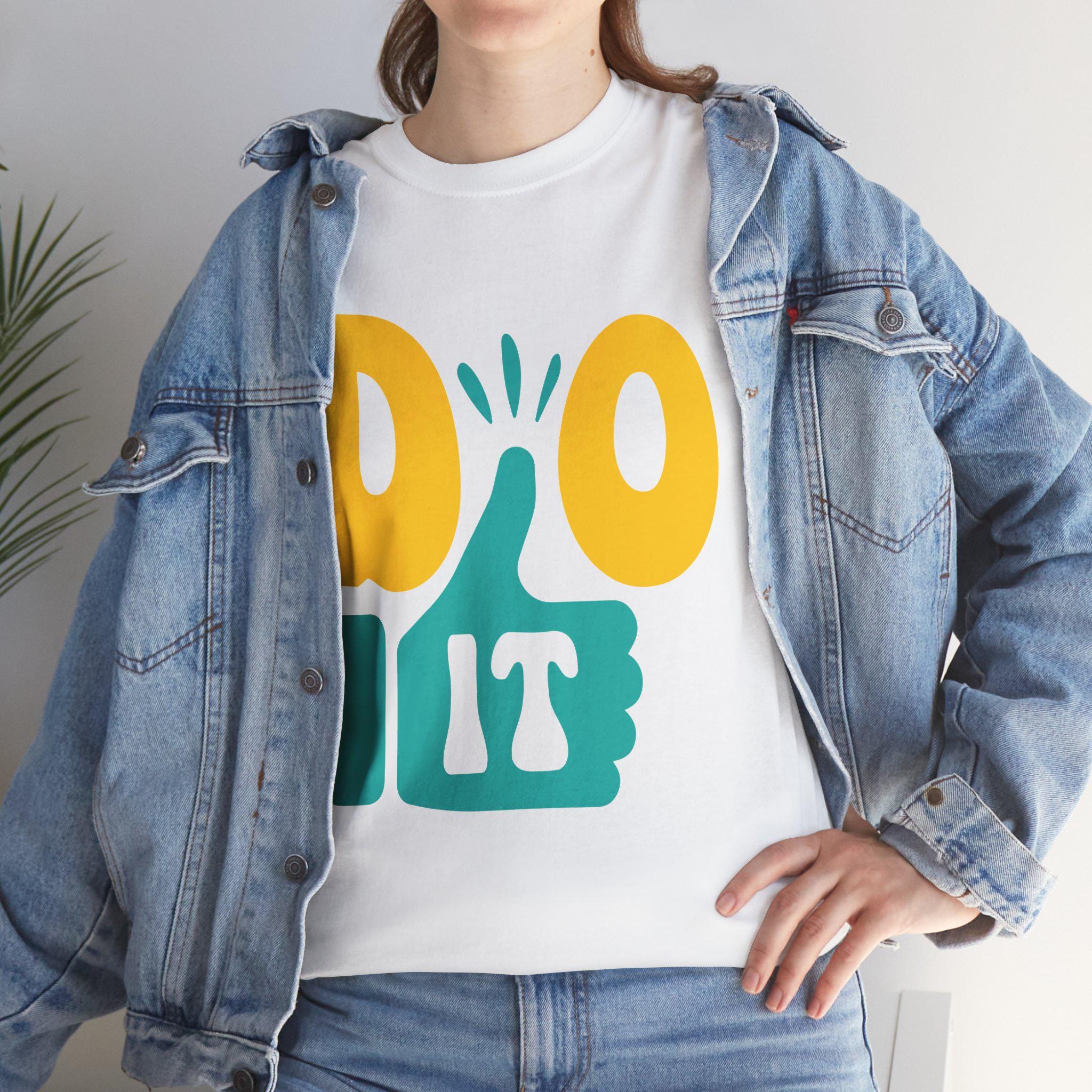 Motivational Do It Shirt | Graphic Tee with Thumbs Up Graphic