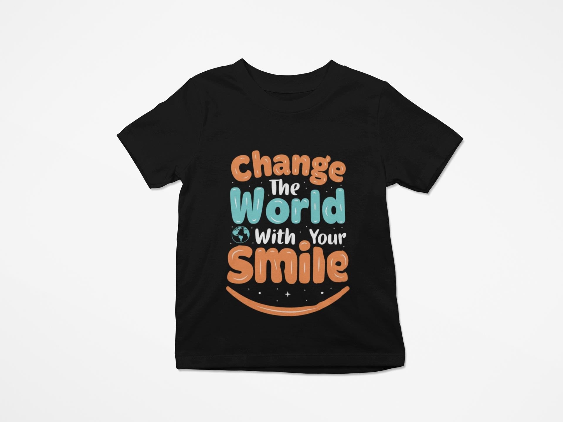 Change the World With Your Smile Shirt | Inspirational Quote Graphic Tee | Kindness Gift