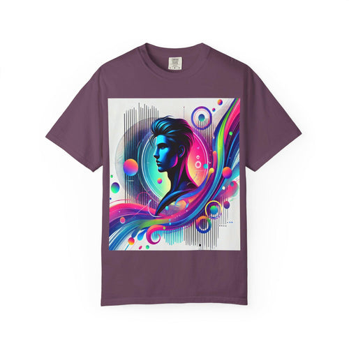 Abstract Graphic T-Shirt: Vibrant Art Tee, 100% Cotton, Unisex Casual Wear