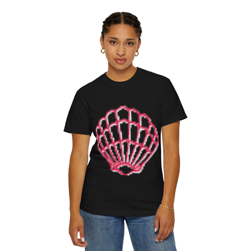 Scallop Shell Graphic T Shirt Unisex Casual Beach Tee