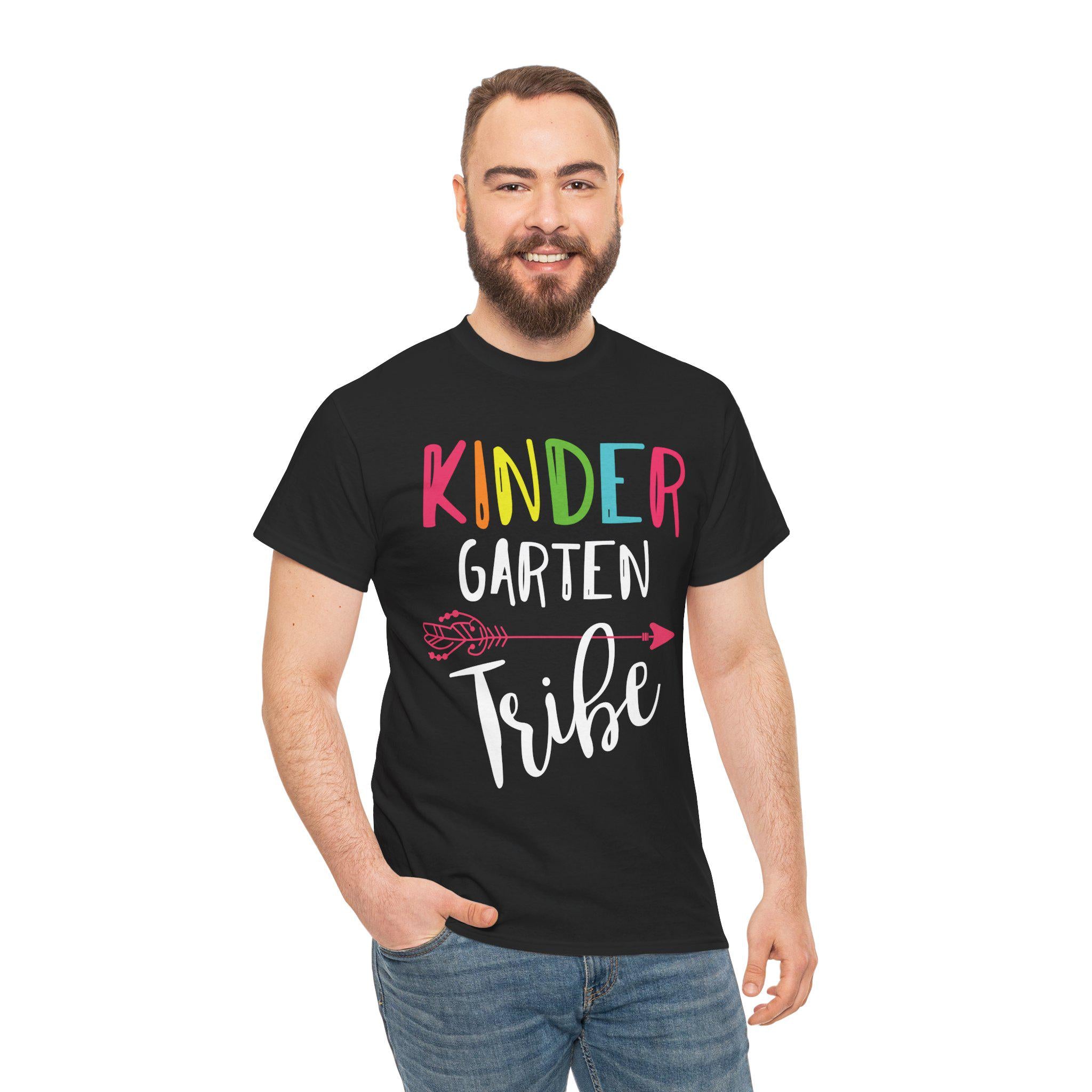 Kindergarten Tribe Shirt Teacher Tee School Spirit Graphic T-Shirt Teacher Appreciation Gift