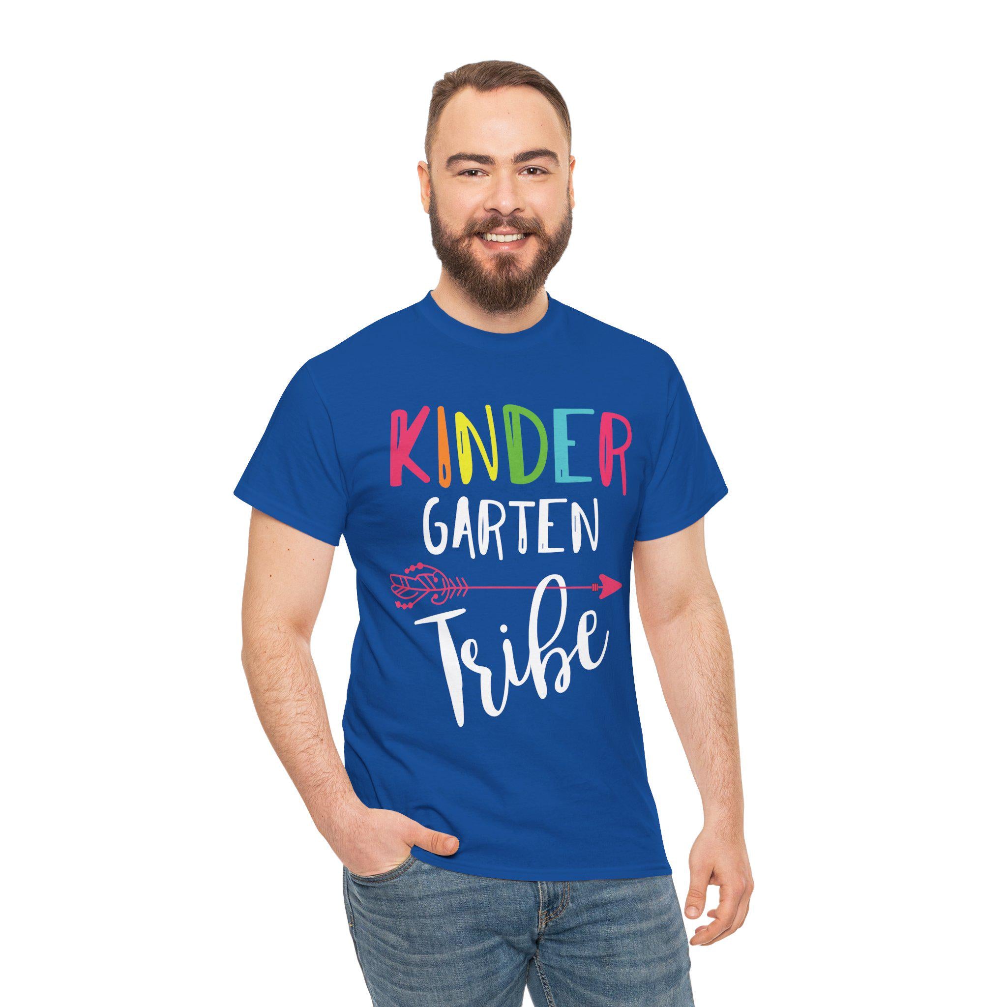 Kindergarten Tribe Shirt Teacher Tee School Spirit Graphic T-Shirt Teacher Appreciation Gift