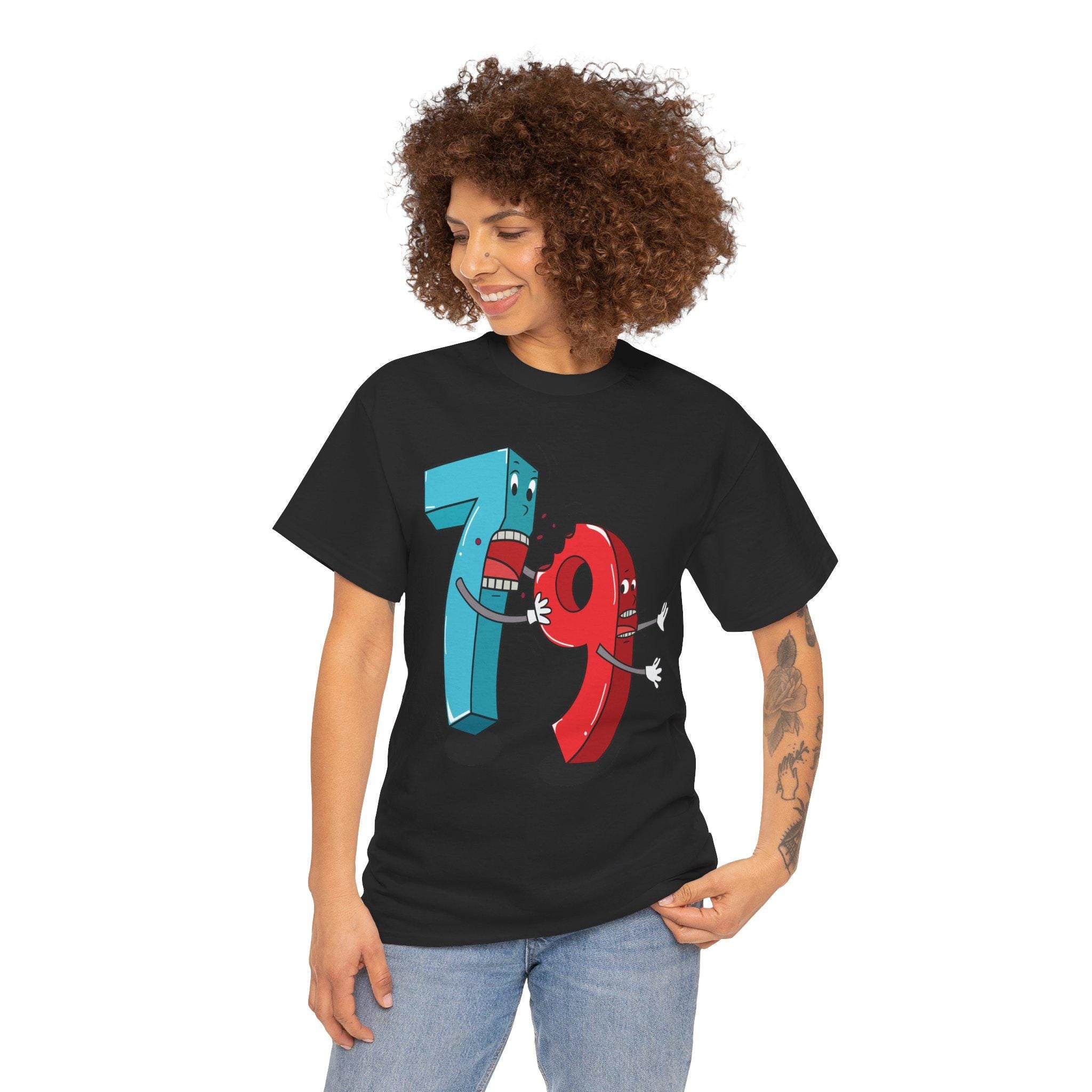 Math Humor Tee – Fighting Numbers Graphic, Lightweight Cotton Shirt