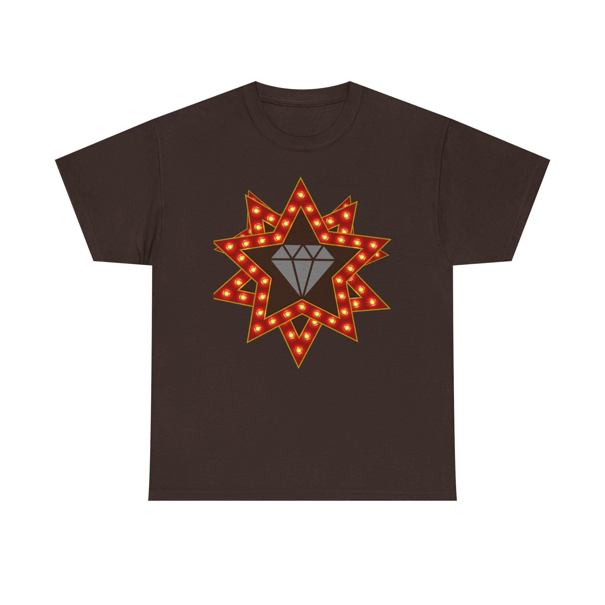 Starburst Graphic T Shirt Unisex Abstract Art Tee Vibrant Cotton Streetwear Colorful