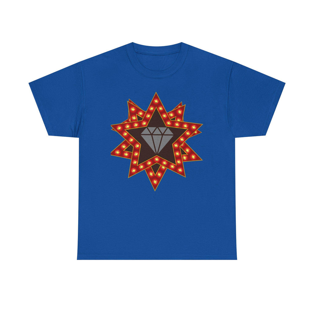 Starburst Graphic T Shirt Unisex Abstract Art Tee Vibrant Cotton Streetwear Colorful