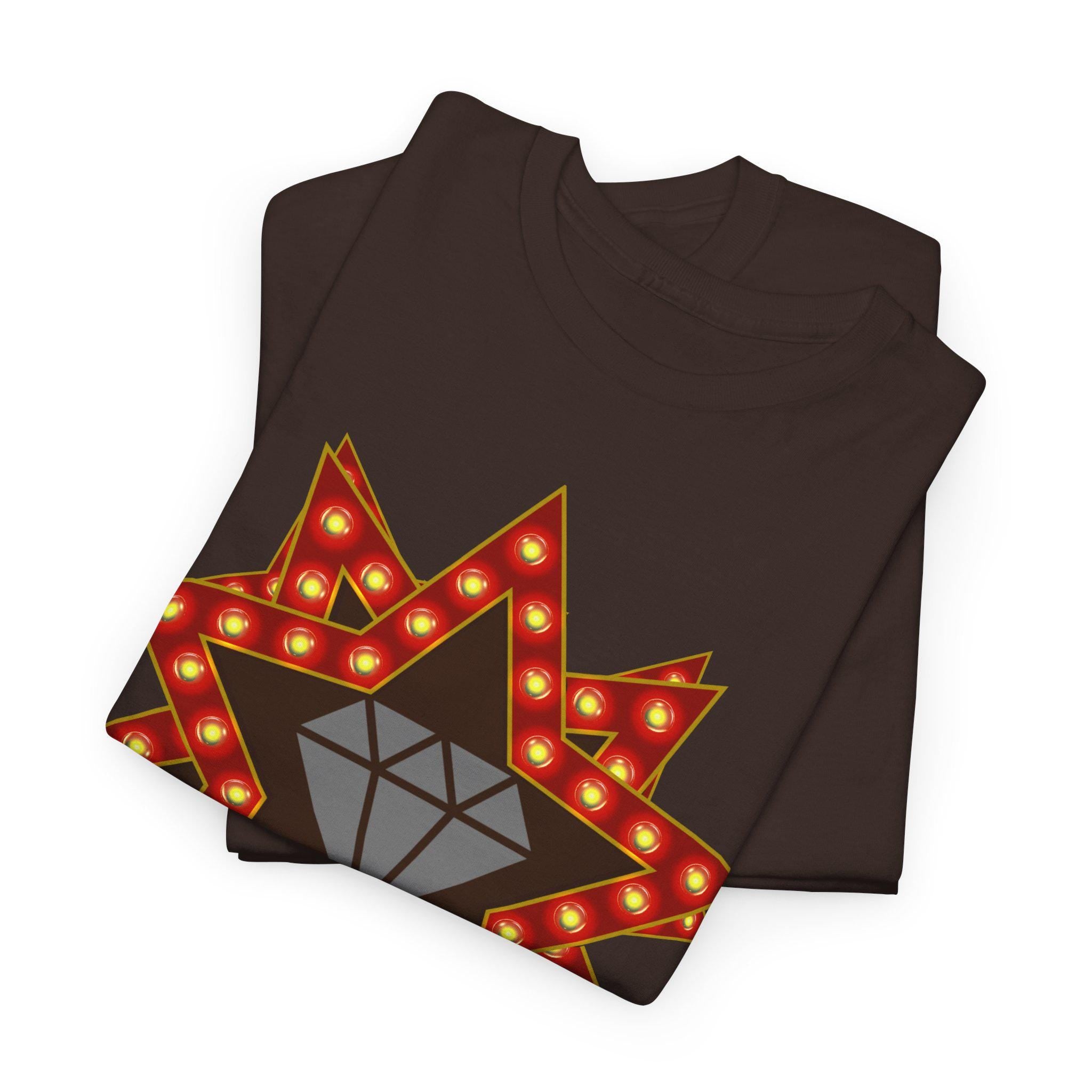 Starburst Graphic T Shirt Unisex Abstract Art Tee Vibrant Cotton Streetwear Colorful