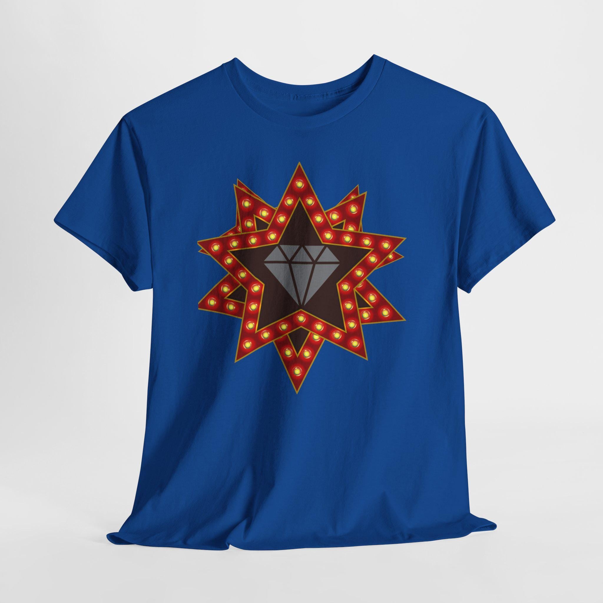 Starburst Graphic T Shirt Unisex Abstract Art Tee Vibrant Cotton Streetwear Colorful