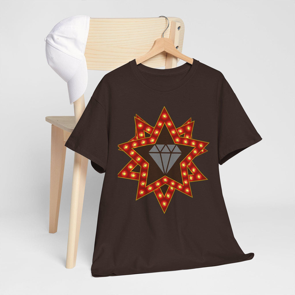 Starburst Graphic T Shirt Unisex Abstract Art Tee Vibrant Cotton Streetwear Colorful