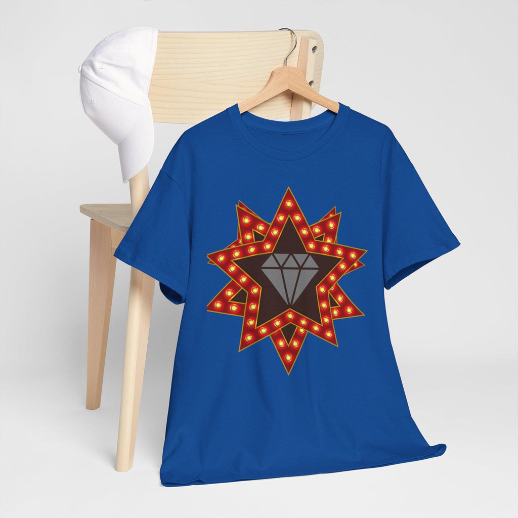 Starburst Graphic T Shirt Unisex Abstract Art Tee Vibrant Cotton Streetwear Colorful