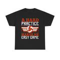 A Hard Practice Makes an Easy Game Volleyball T-Shirt – Vintage Volleyball Player Gift Coach