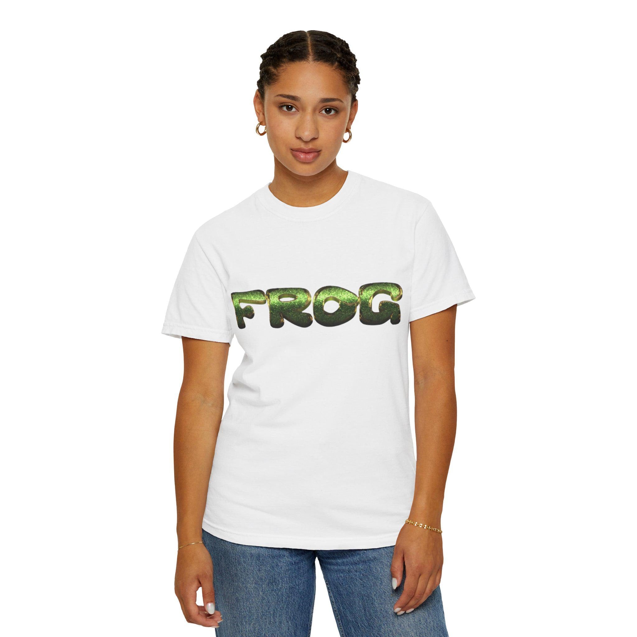 Frog Graphic T-Shirt | 100% US Cotton, Garment-Dyed Tee