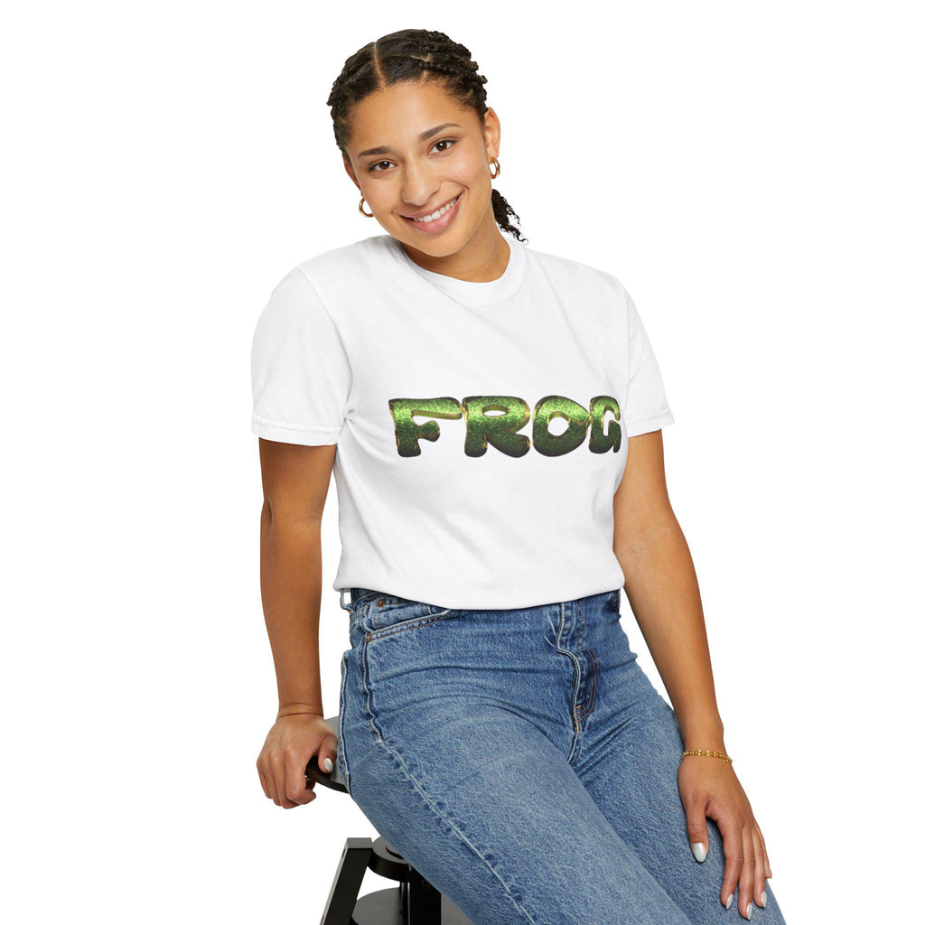 Frog Graphic T-Shirt | 100% US Cotton, Garment-Dyed Tee