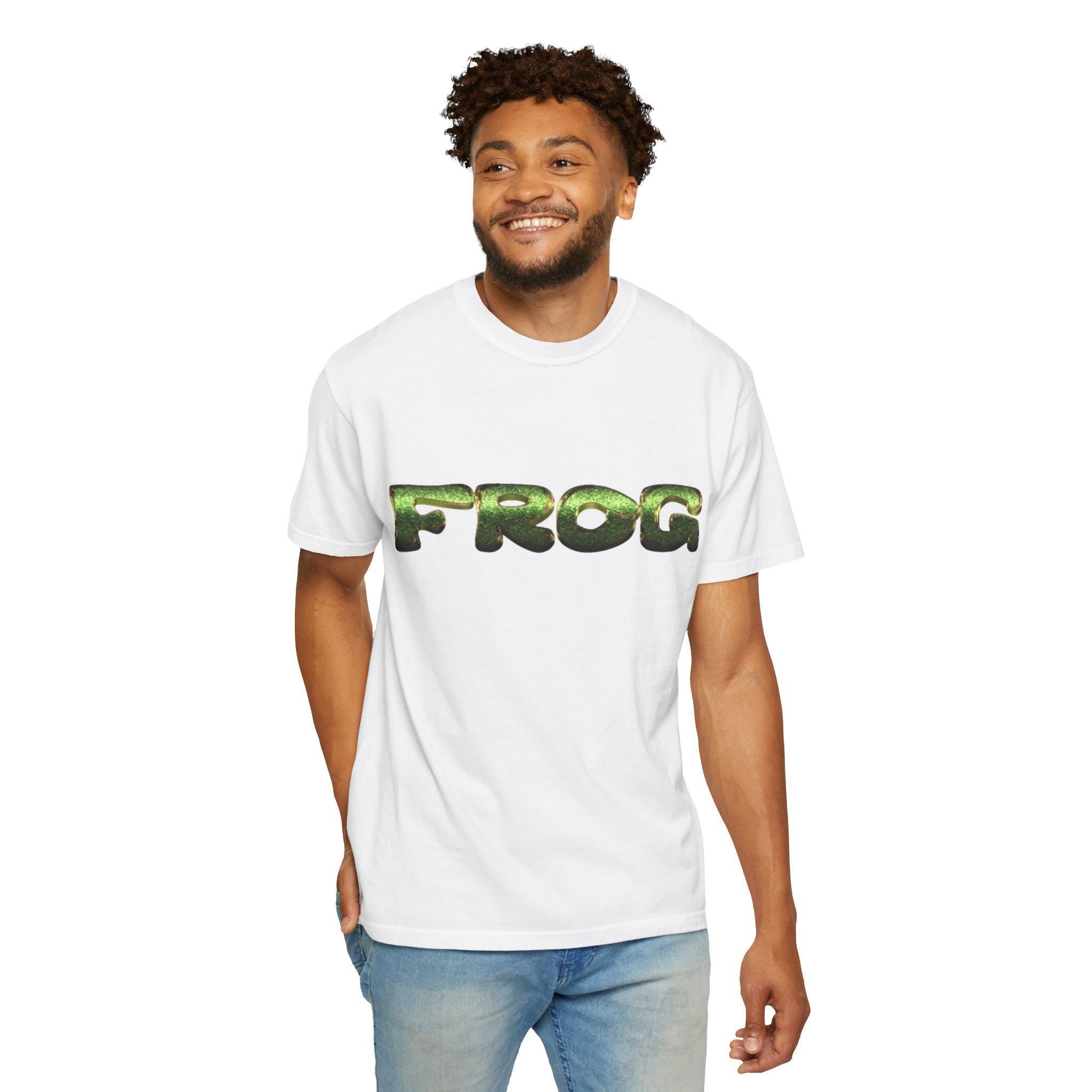 Frog Graphic T-Shirt | 100% US Cotton, Garment-Dyed Tee
