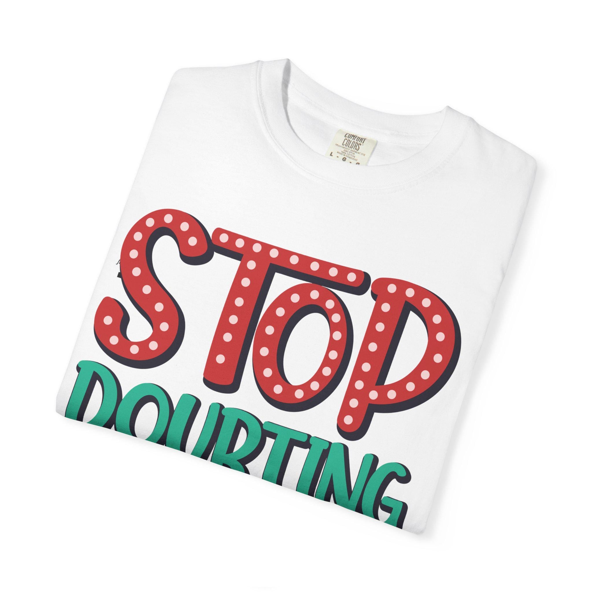Make It Happen Shirt, Motivational Cotton Hand-Lettered Graphic Tee