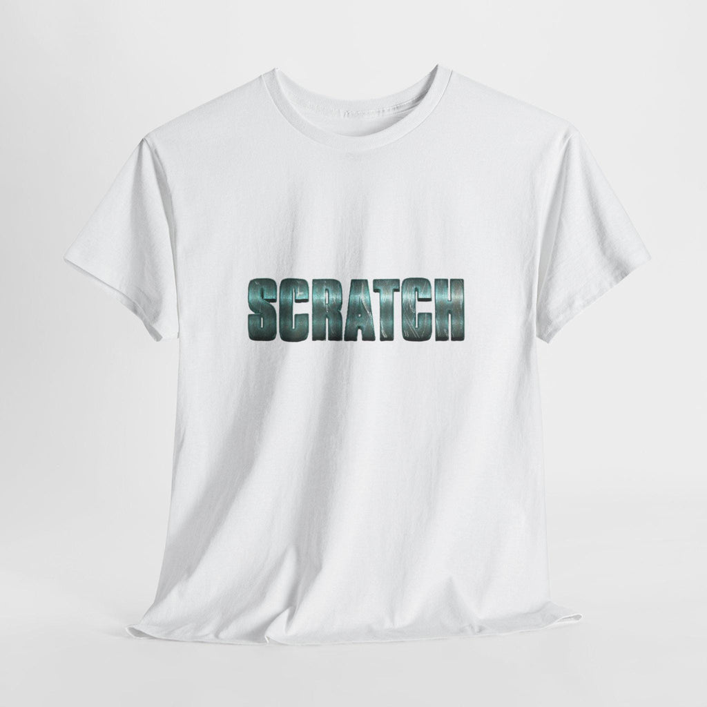 Scratch Shirt Minimalist Typography Graphic Tee Statement Unisex T-Shirt