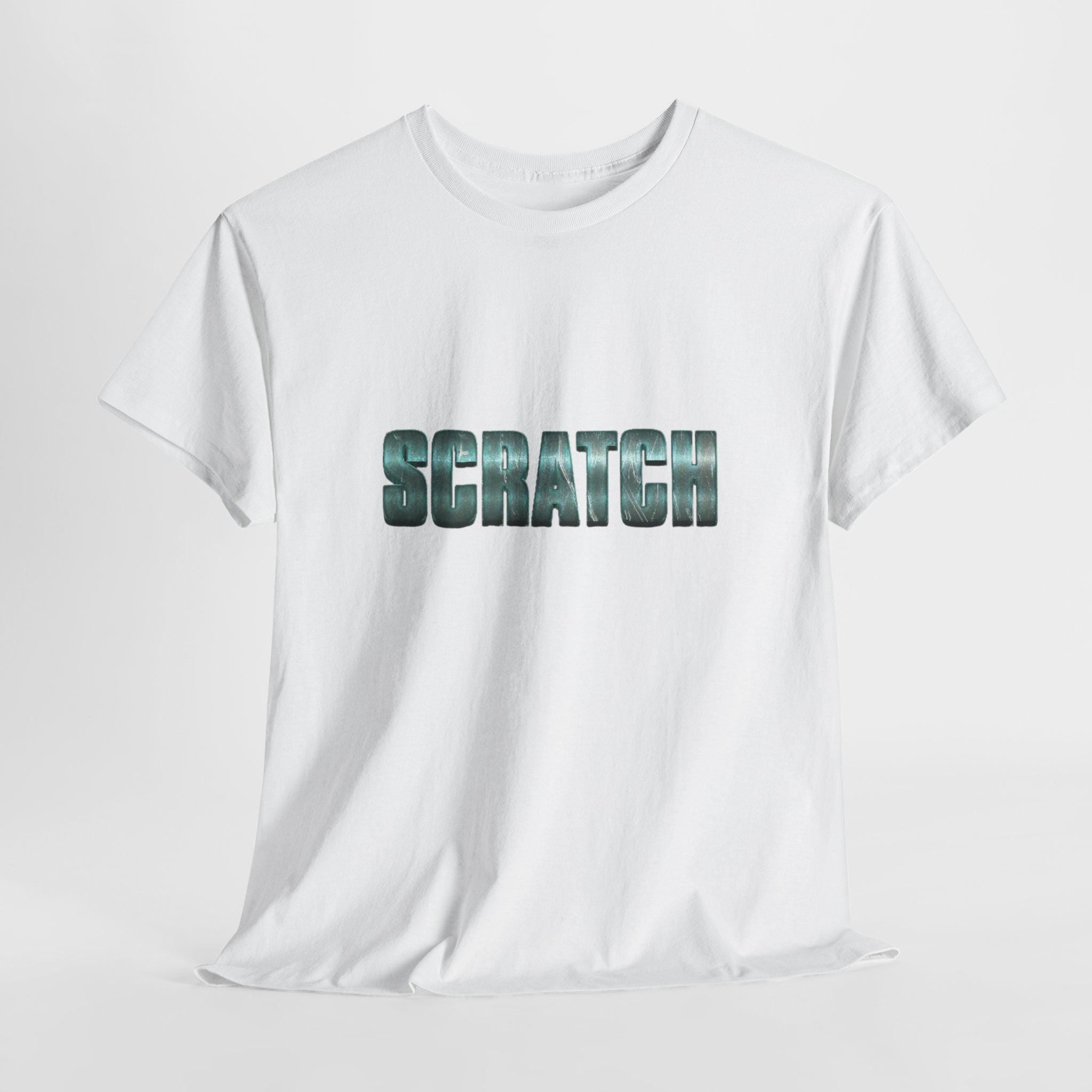 Scratch Shirt Minimalist Typography Graphic Tee Statement Unisex T-Shirt