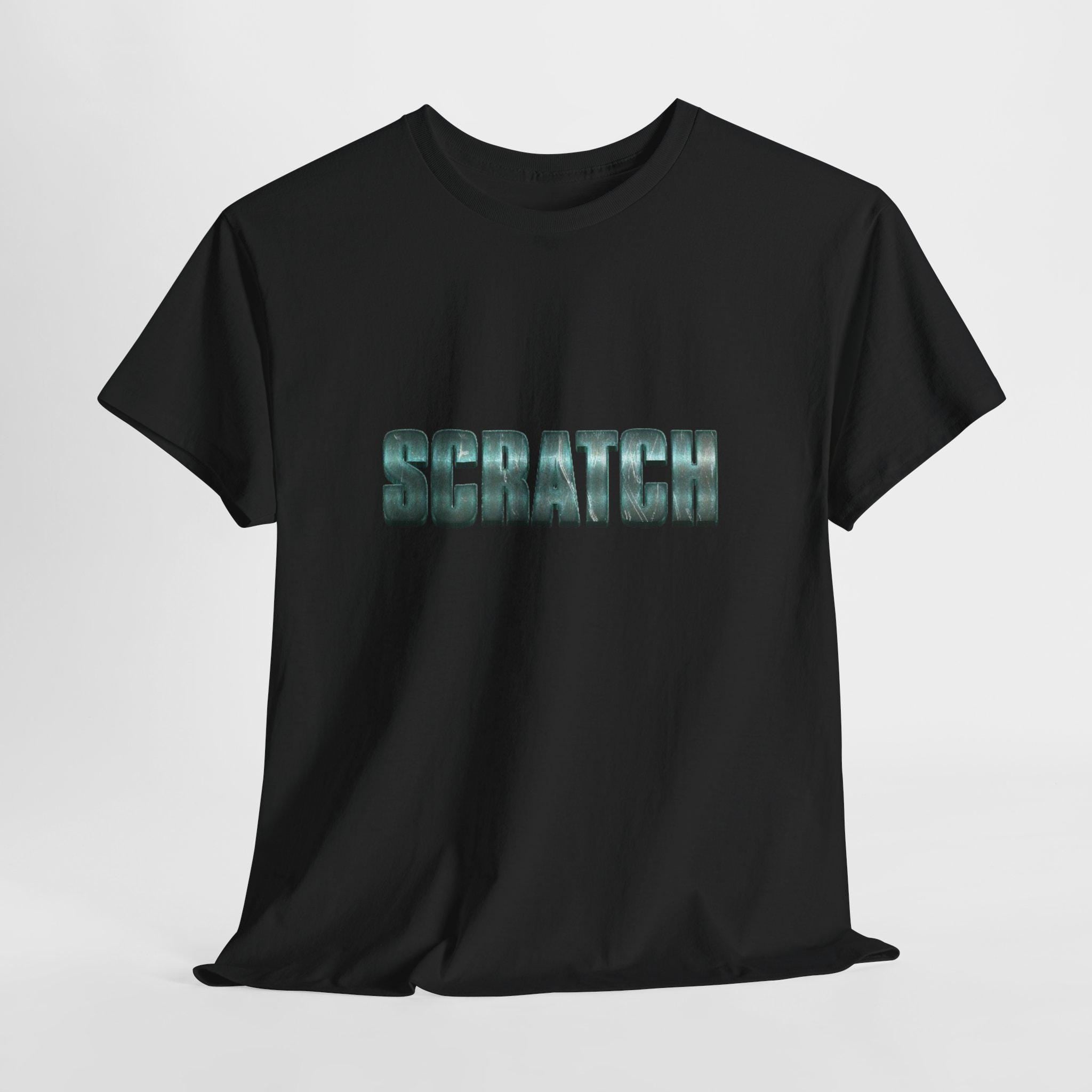 Scratch Shirt Minimalist Typography Graphic Tee Statement Unisex T-Shirt