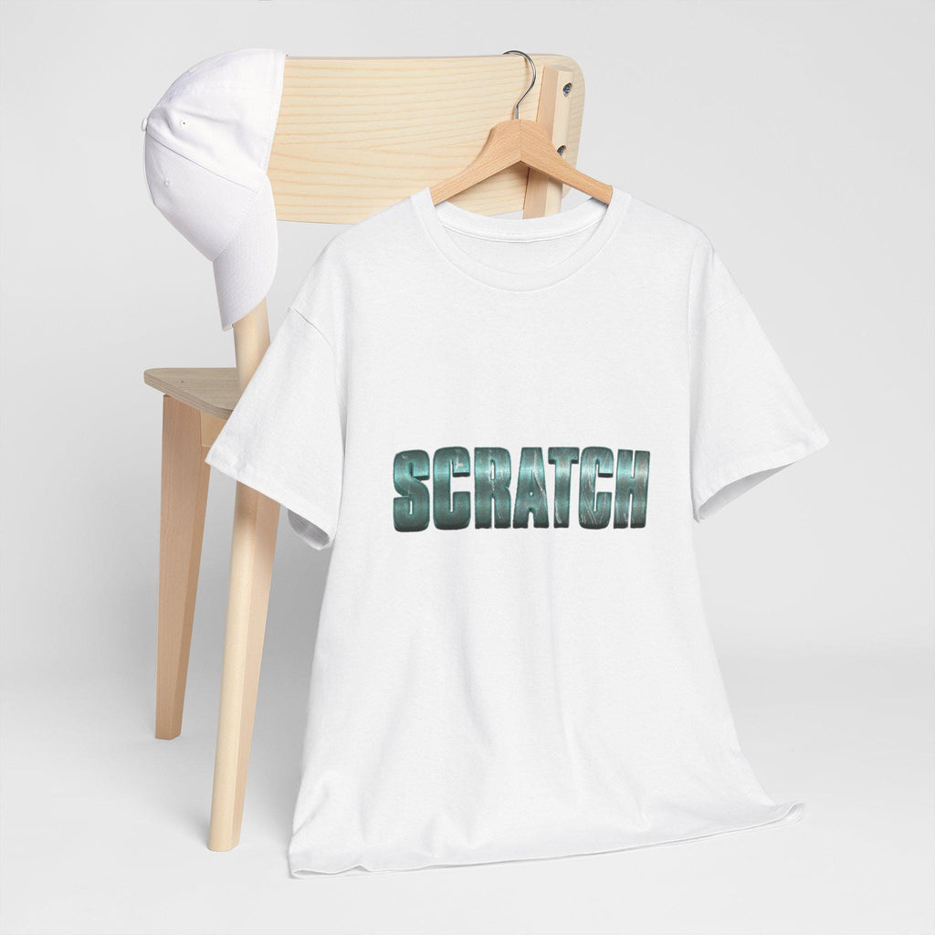 Scratch Shirt Minimalist Typography Graphic Tee Statement Unisex T-Shirt