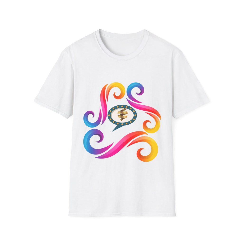 Vibrant Color Splash T-Shirt | Bold Graphic Cotton Tee