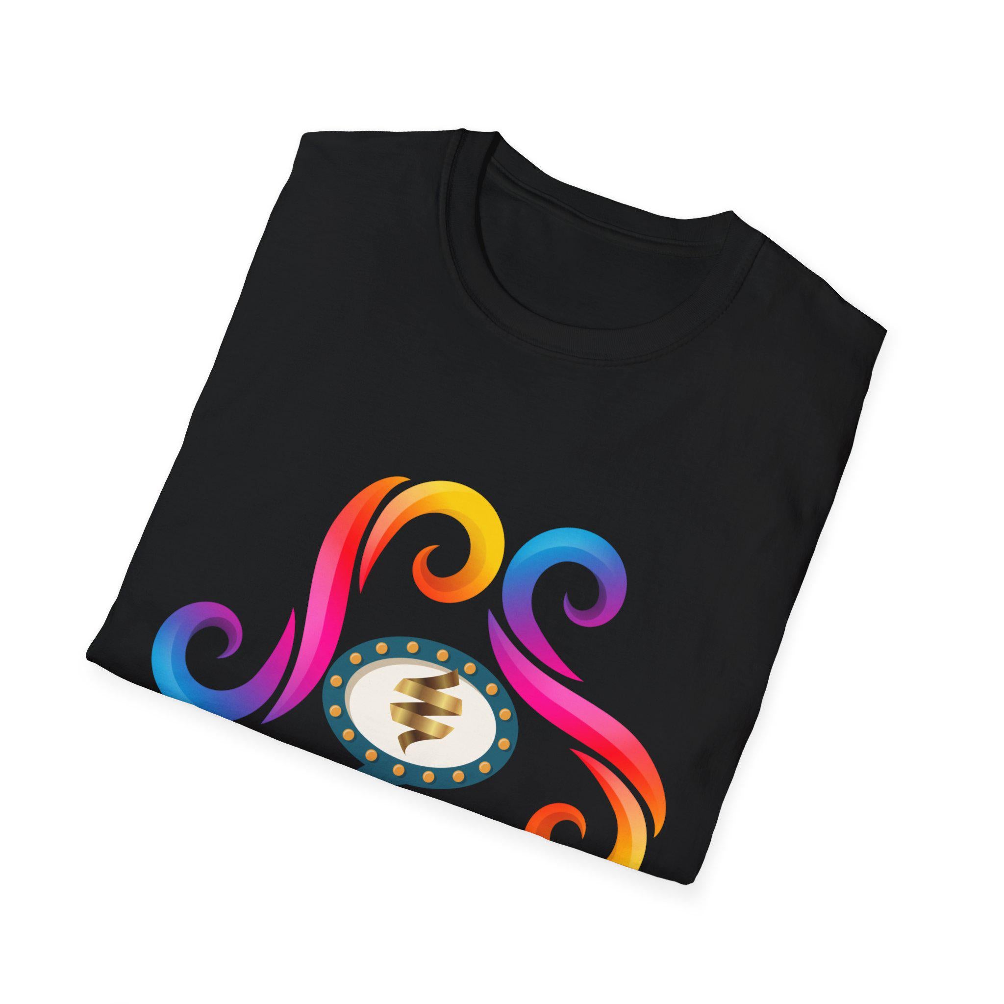 Vibrant Color Splash T-Shirt | Bold Graphic Cotton Tee