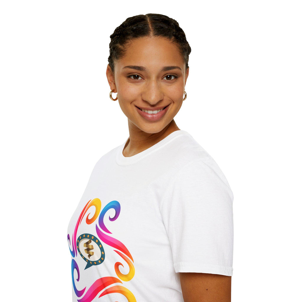 Vibrant Color Splash T-Shirt | Bold Graphic Cotton Tee