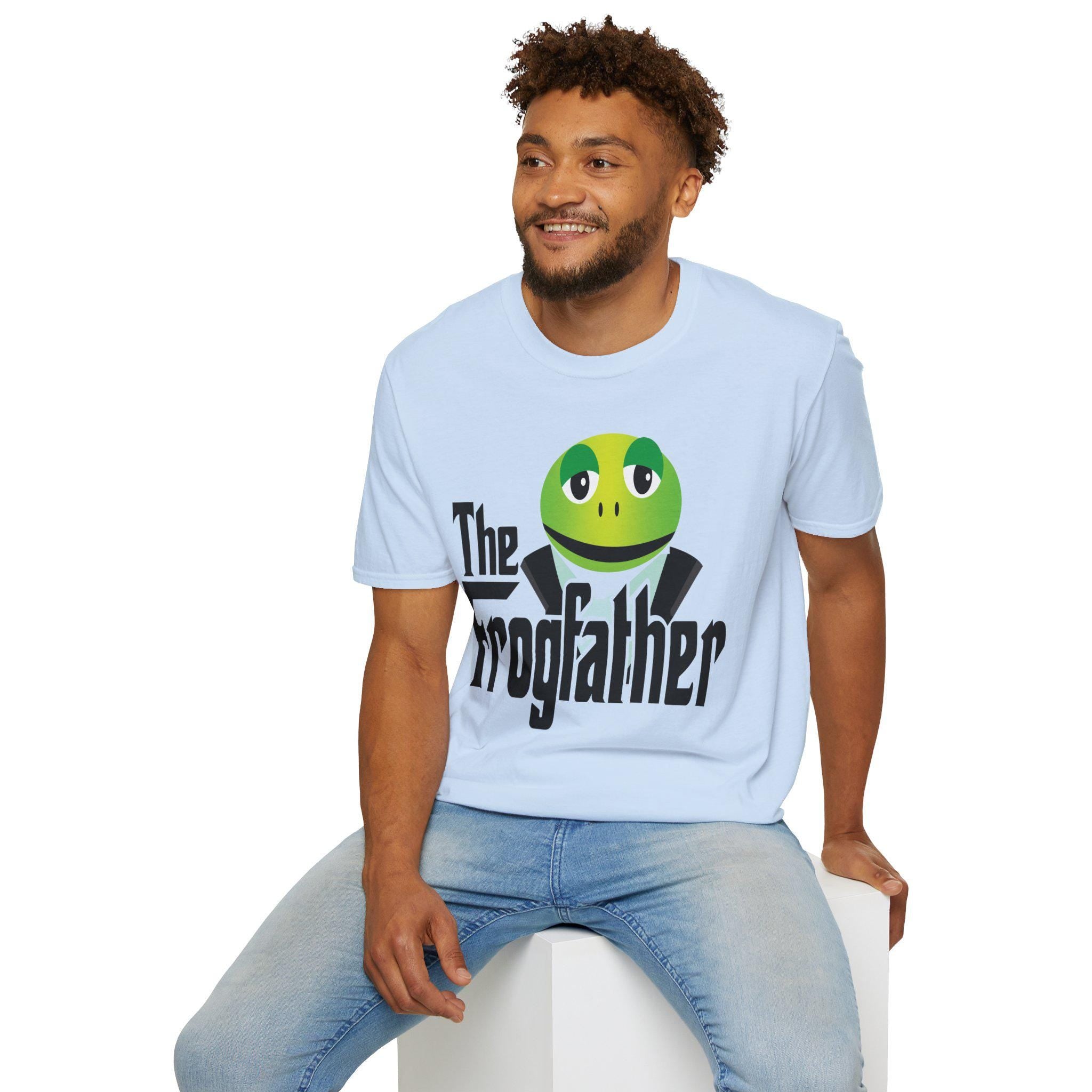The Frogfather Shirt Funny Frog Graphic Tee Frog Lover Gift Unisex T-Shirt