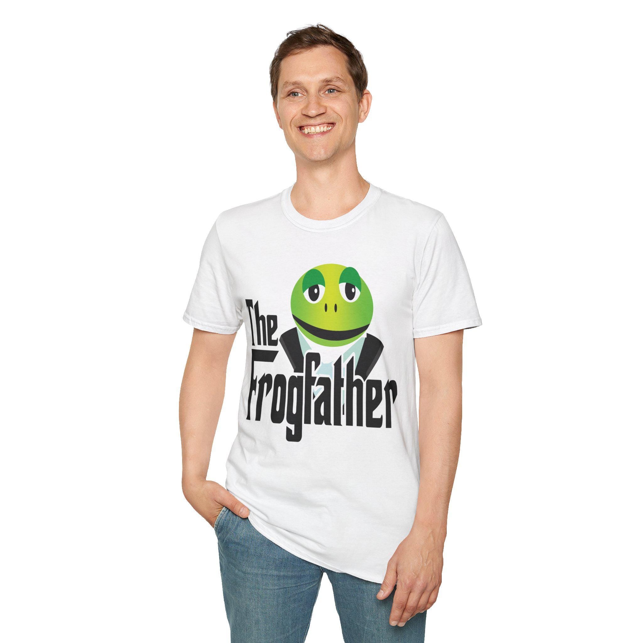 The Frogfather Shirt Funny Frog Graphic Tee Frog Lover Gift Unisex T-Shirt