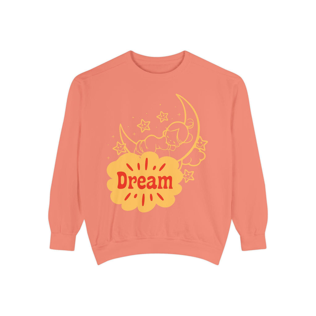 Retro Moon Embroidered Sweatshirt – Dreamy Vintage Celestial Comfort