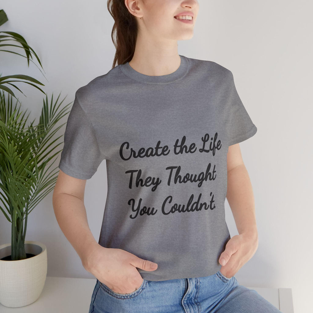 Keep Building hand-lettered tee T-Shirt | motivational typography