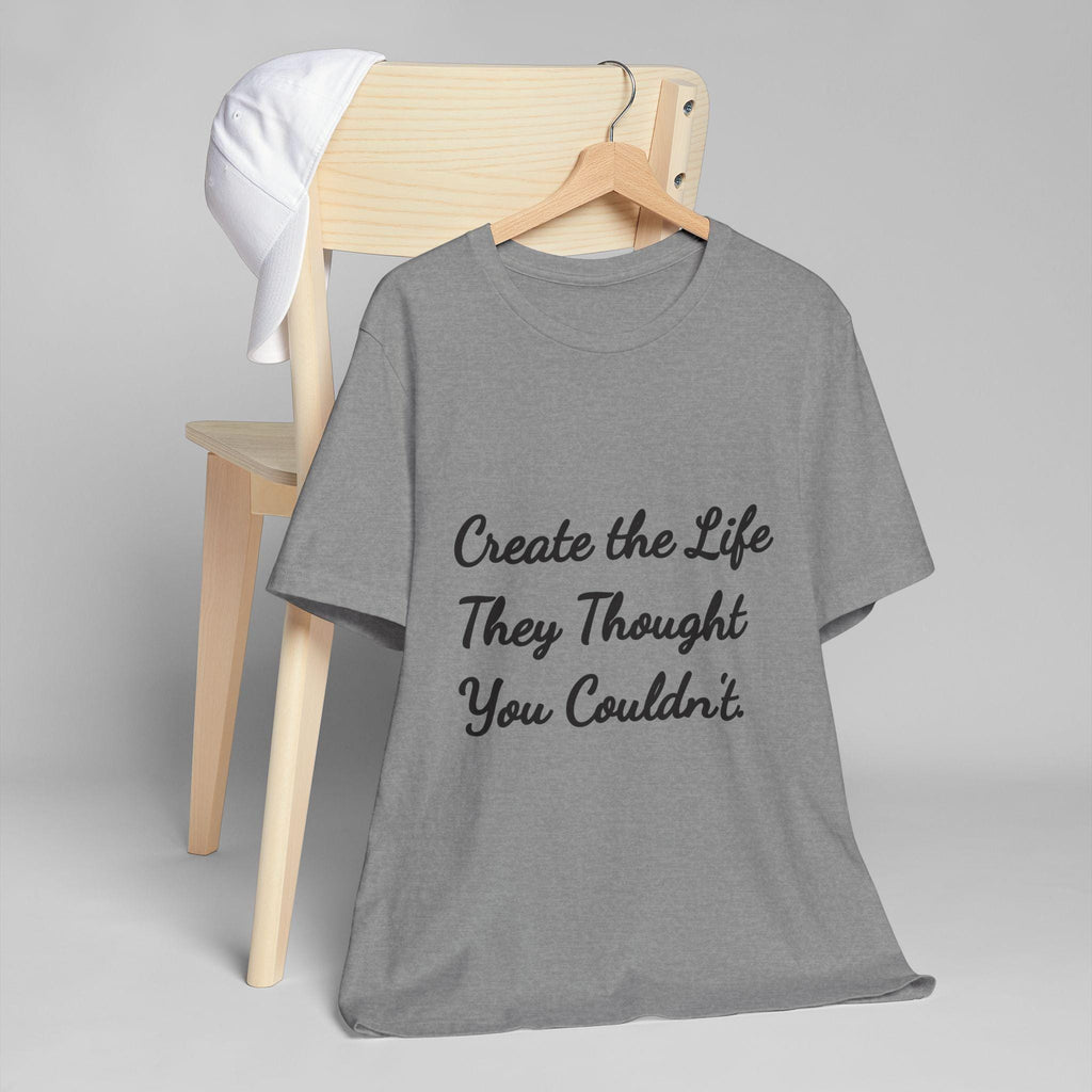 Keep Building hand-lettered tee T-Shirt | motivational typography
