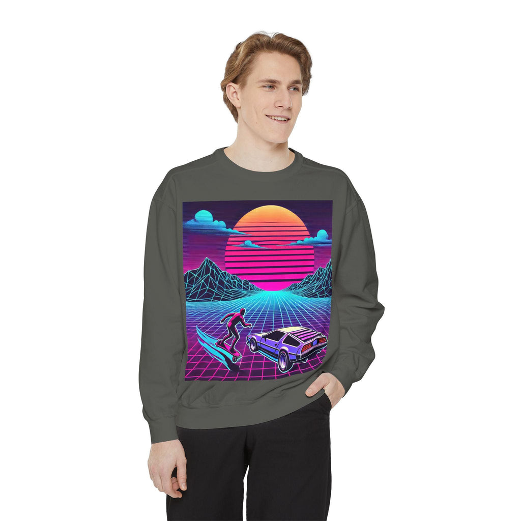 Vintage Worn-In Graphic Sweatshirt | Garment-Dyed, Embroidered or Printed Chest