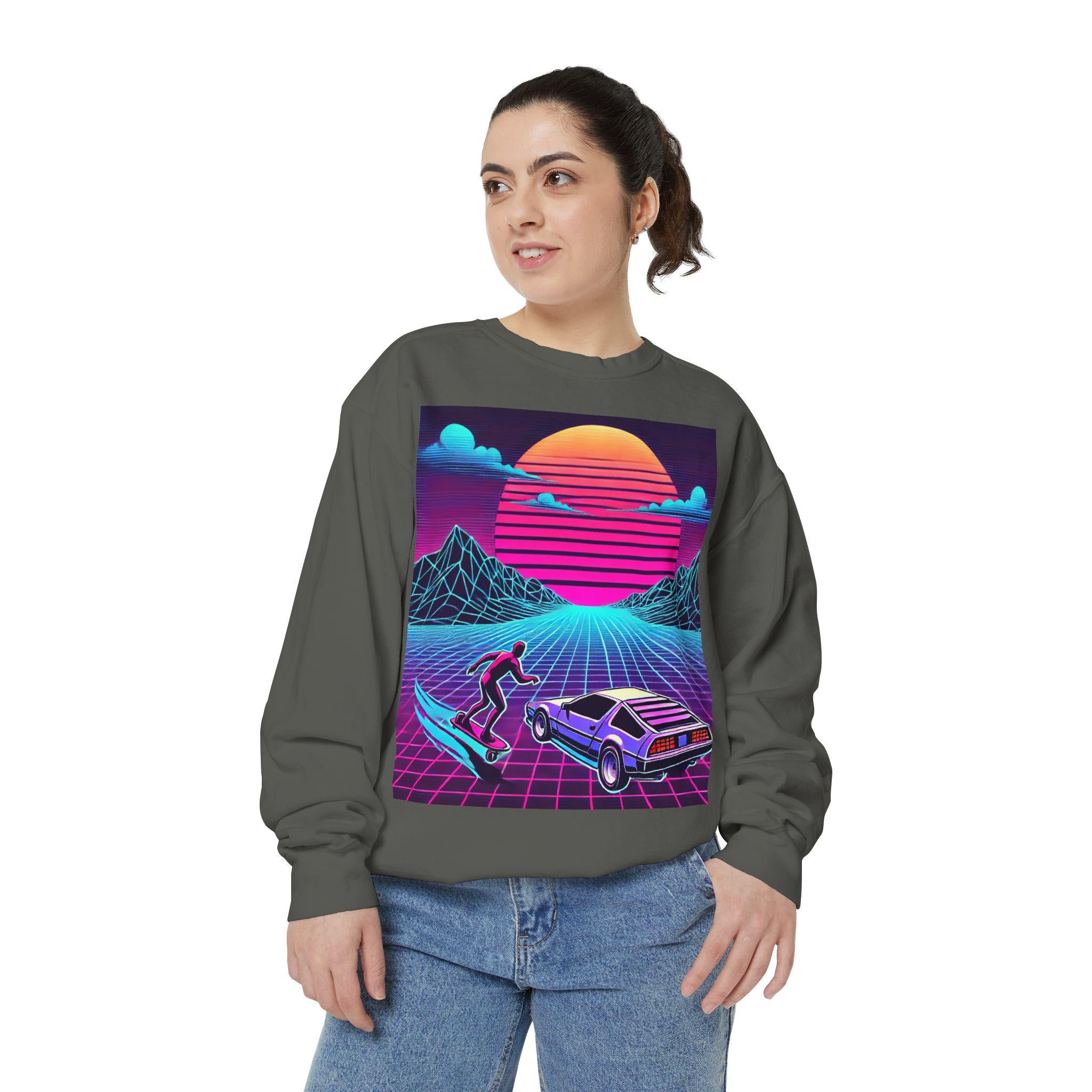 Vintage Worn-In Graphic Sweatshirt | Garment-Dyed, Embroidered or Printed Chest