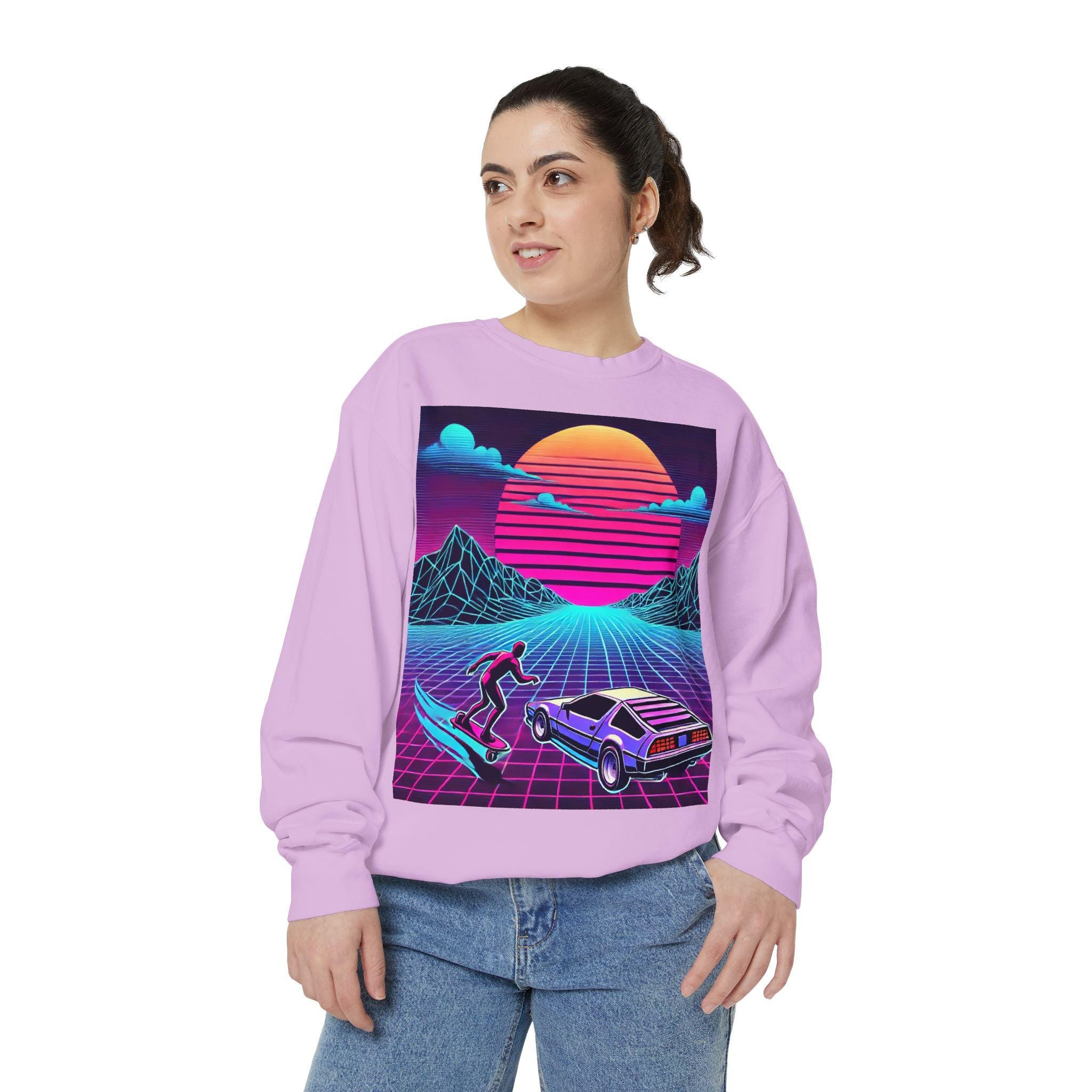 Vintage Worn-In Graphic Sweatshirt | Garment-Dyed, Embroidered or Printed Chest