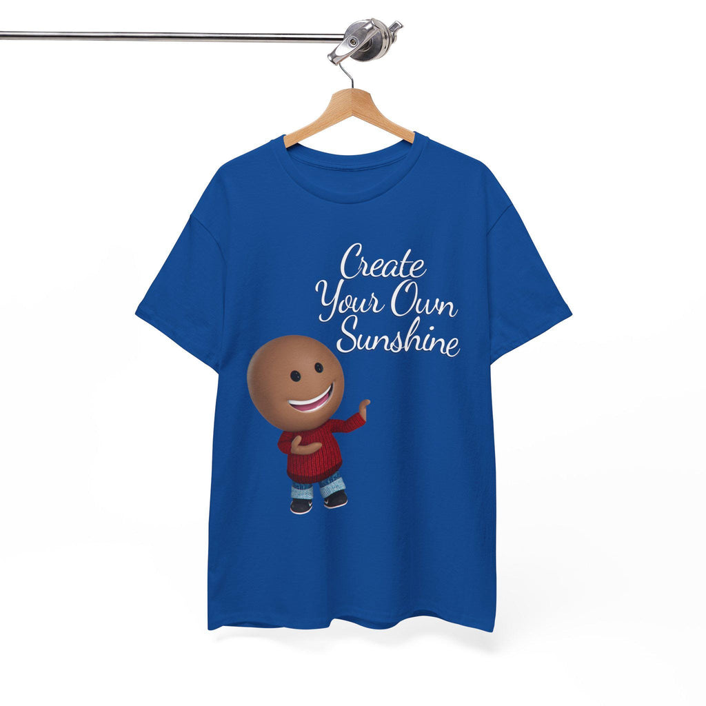 Create Your Sunshine Shirt, Positive Graphic Tee, Hand-Lettered Unisex, Minimalist Style