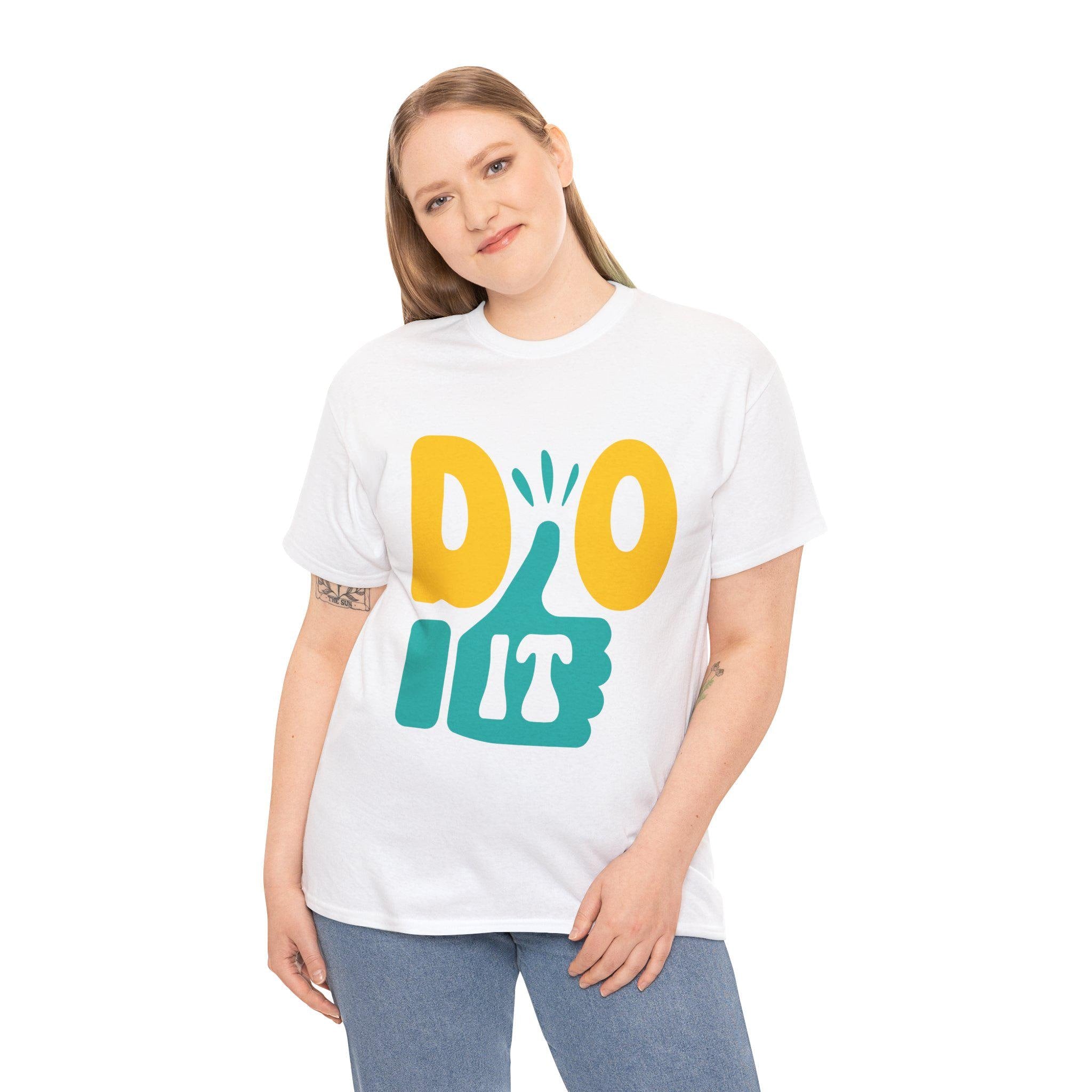 Motivational Do It Shirt | Graphic Tee with Thumbs Up Graphic