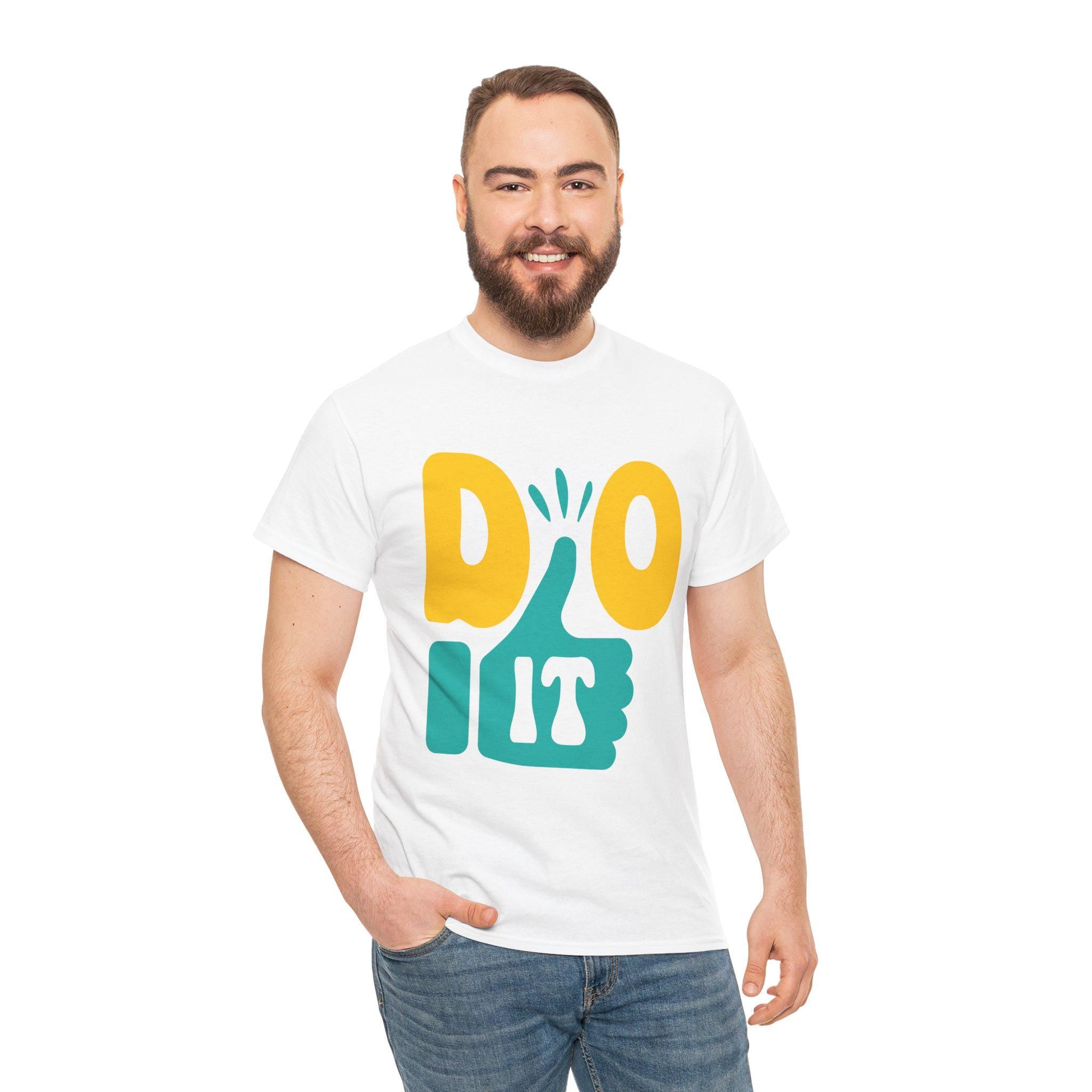 Motivational Do It Shirt | Graphic Tee with Thumbs Up Graphic