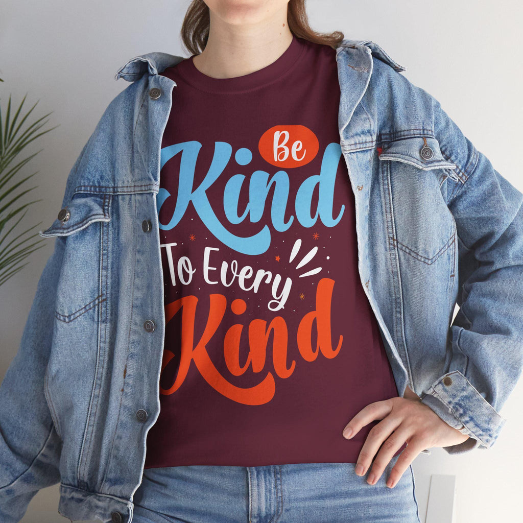Be Kind To Every Kind Shirt | Inspirational Hand-Lettered Typography Tee