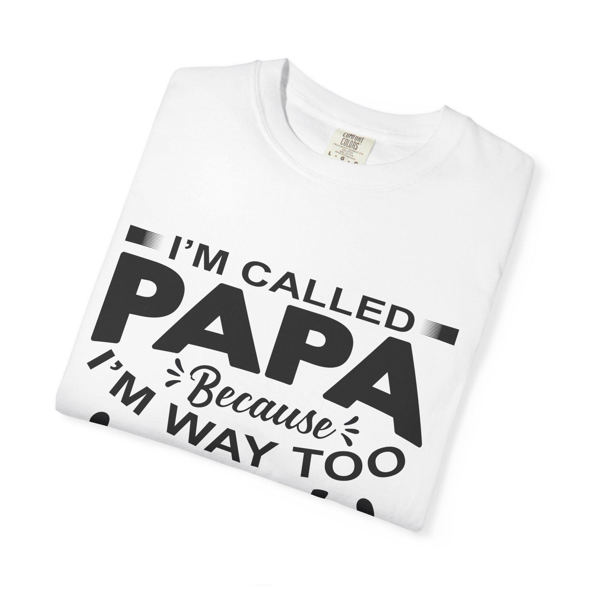 PAPA Retro Grin T-Shirt | Garment-Dyed Heavyweight Tee