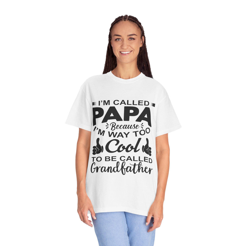 PAPA Retro Grin T-Shirt | Garment-Dyed Heavyweight Tee