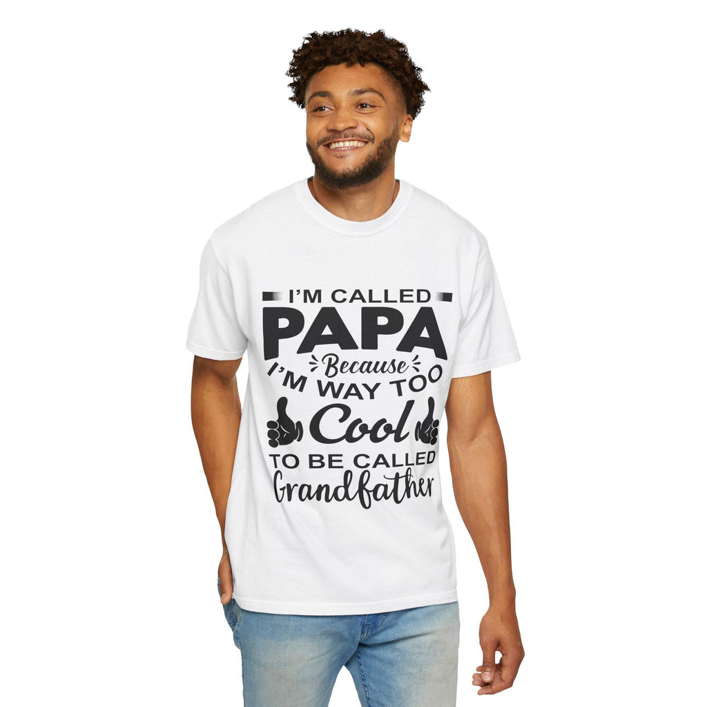 PAPA Retro Grin T-Shirt | Garment-Dyed Heavyweight Tee