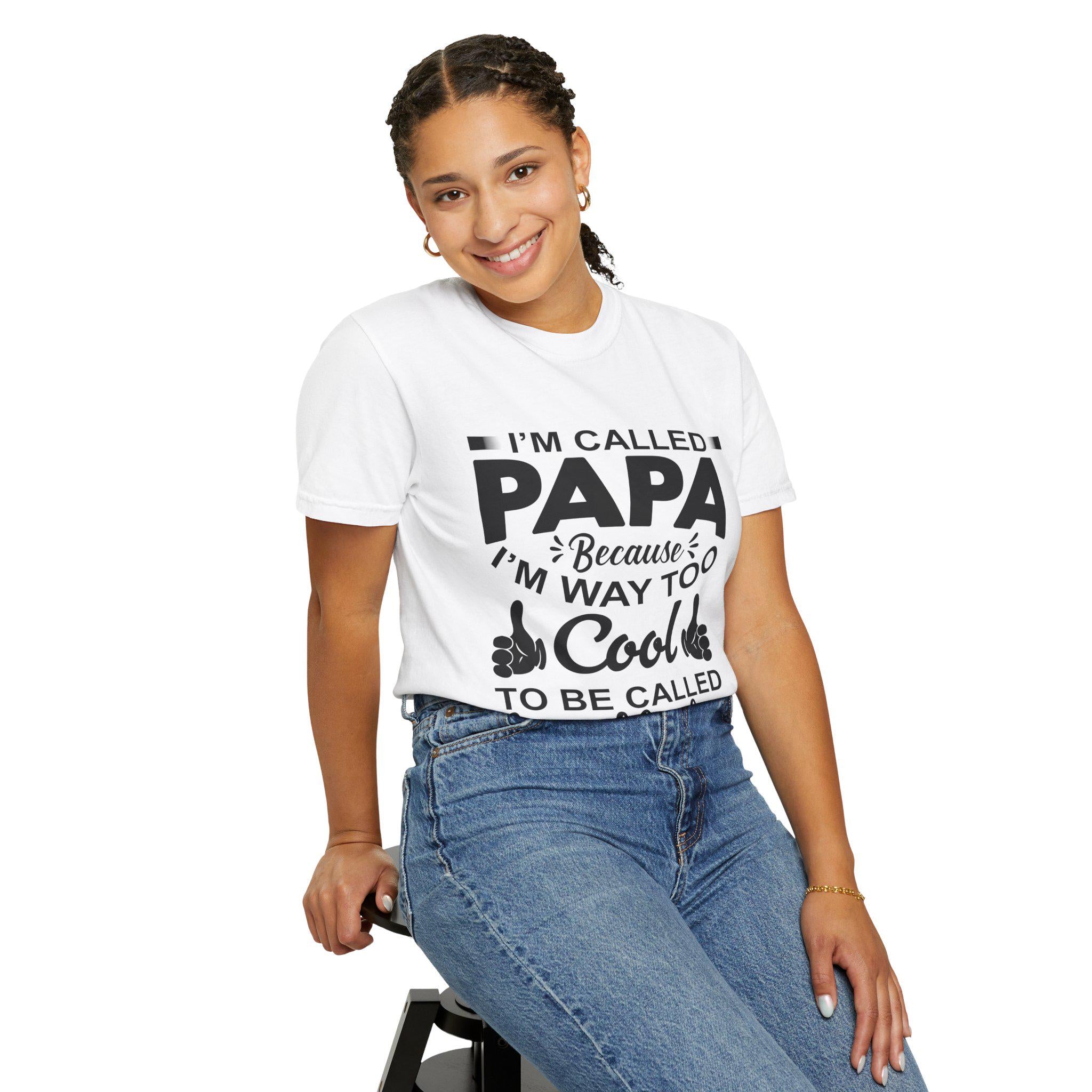 PAPA Retro Grin T-Shirt | Garment-Dyed Heavyweight Tee