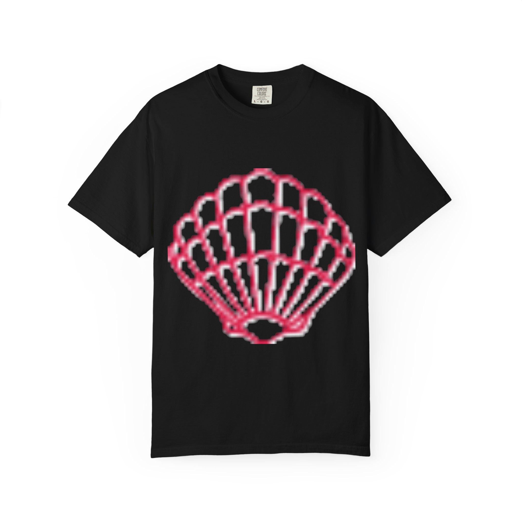 Scallop Shell Graphic T Shirt Unisex Casual Beach Tee