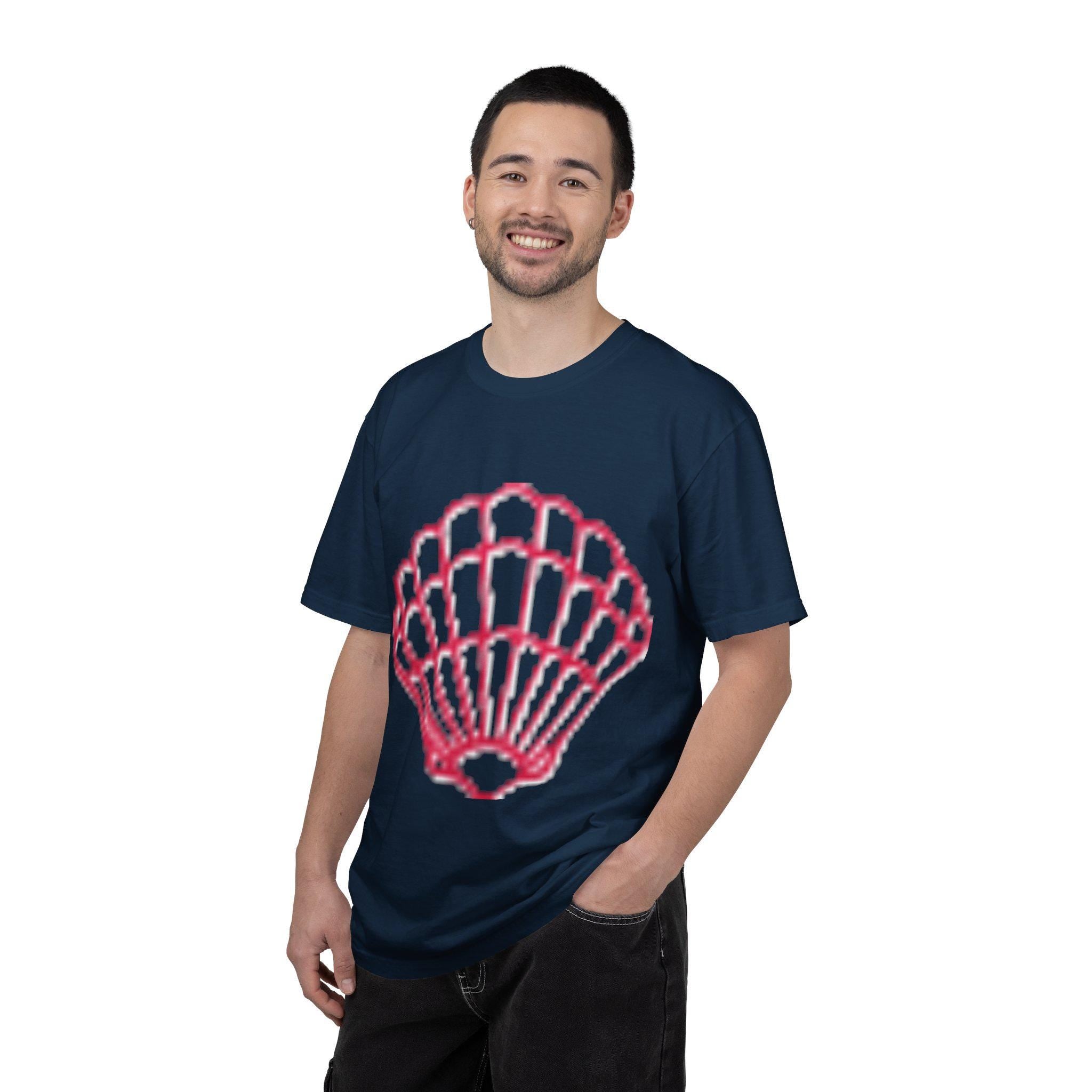 Scallop Shell Graphic T Shirt Unisex Casual Beach Tee