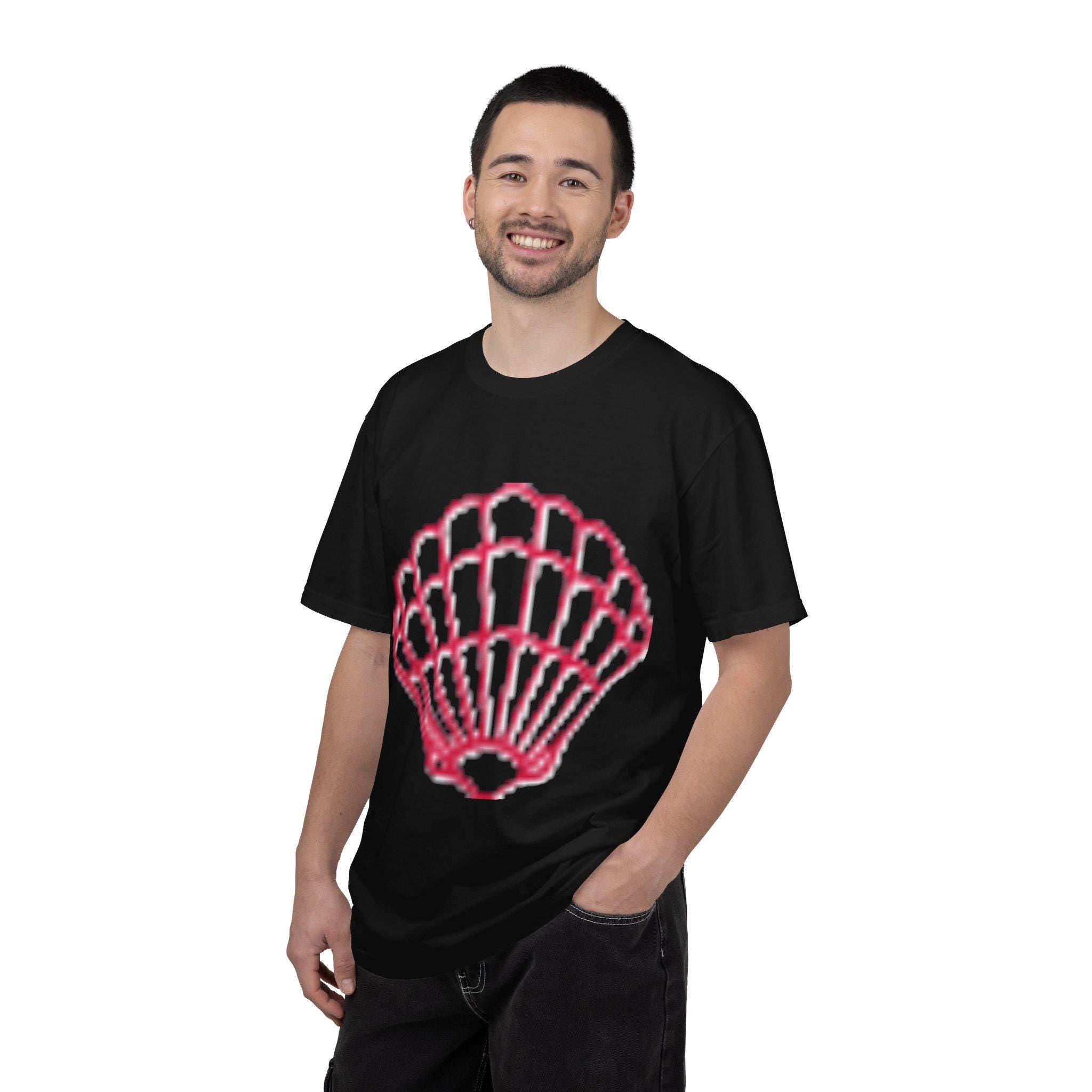 Scallop Shell Graphic T Shirt Unisex Casual Beach Tee