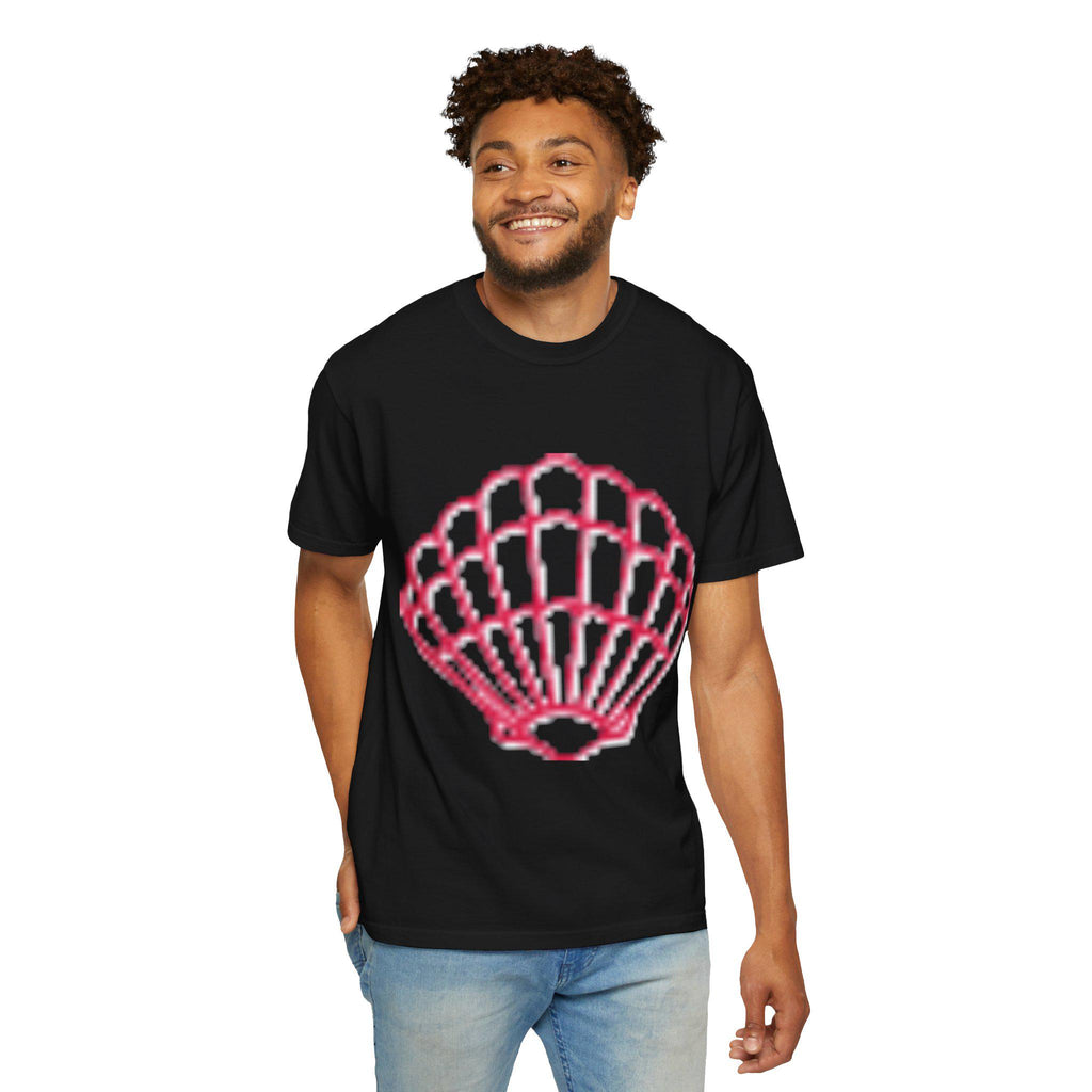 Scallop Shell Graphic T Shirt Unisex Casual Beach Tee