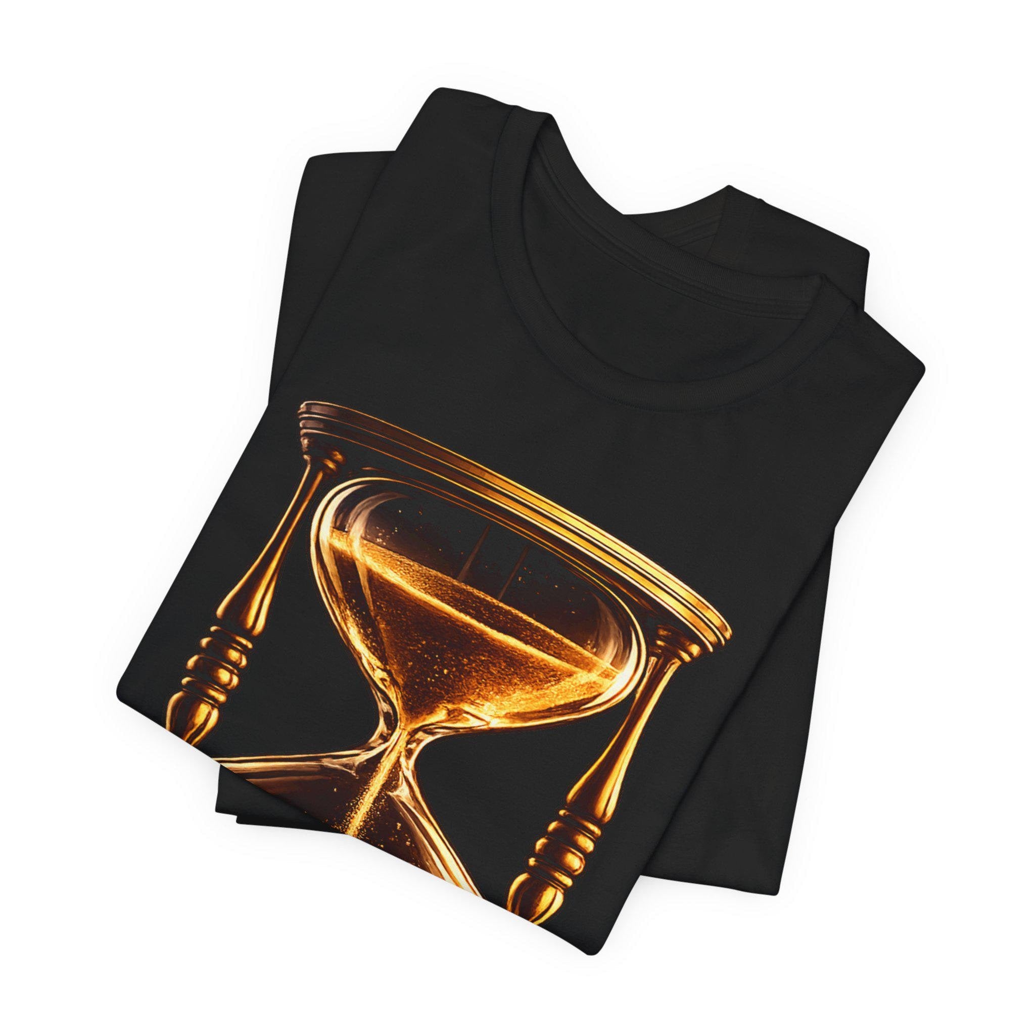 Time Waits for No One Shirt | Hourglass Graphic Tee | Inspirational Quote Gift