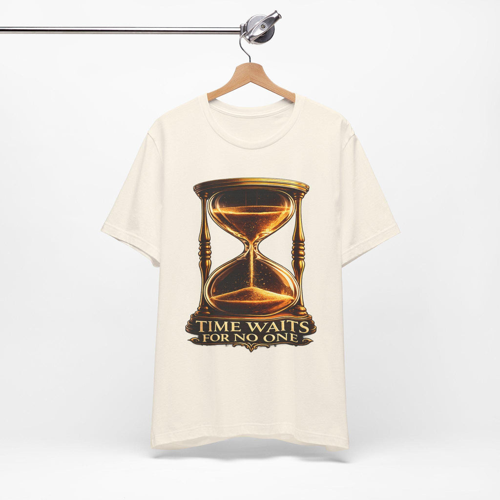 Time Waits for No One Shirt | Hourglass Graphic Tee | Inspirational Quote Gift