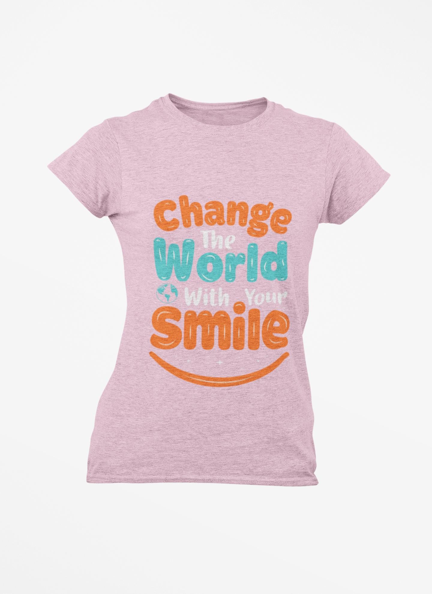 Kindness Smile Tee | Garment-Dyed Navy Cotton T-Shirt
