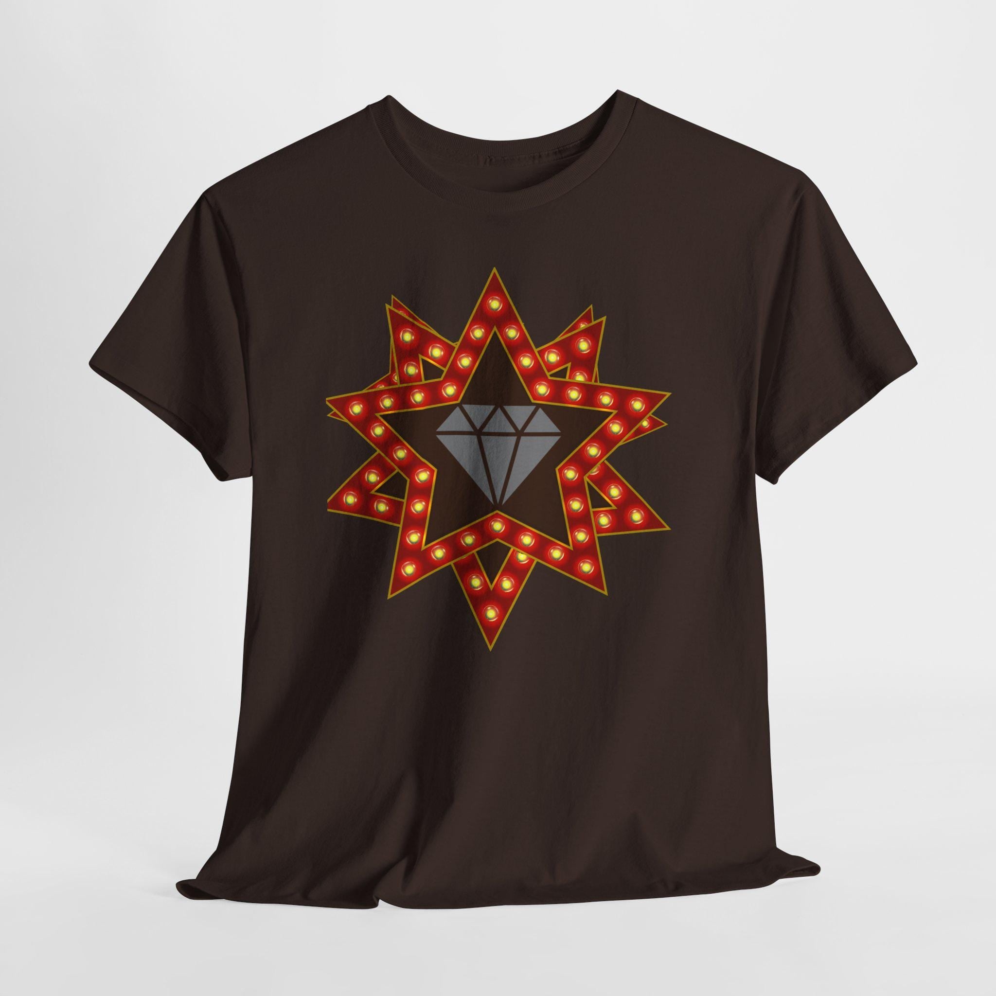 Starburst Graphic T Shirt Unisex Abstract Art Tee Vibrant Cotton Streetwear Colorful