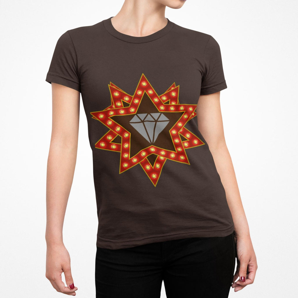 Starburst Graphic T Shirt Unisex Abstract Art Tee Vibrant Cotton Streetwear Colorful